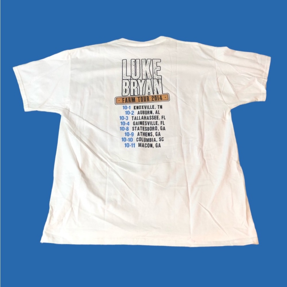 Luke Bryan Country Music Concert T-Shirt Tour Tee - Picture 2 of 3